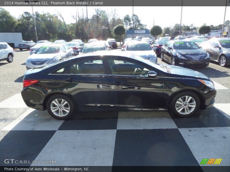 Phantom Black Metallic / Camel 2014 Hyundai Sonata GLS