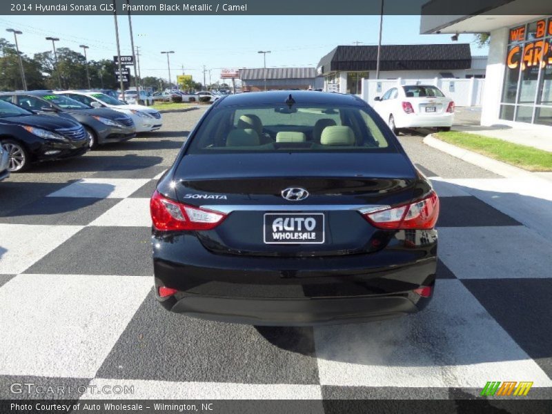 Phantom Black Metallic / Camel 2014 Hyundai Sonata GLS