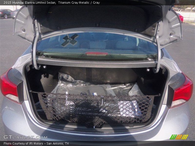 Titanium Gray Metallic / Gray 2015 Hyundai Elantra Limited Sedan