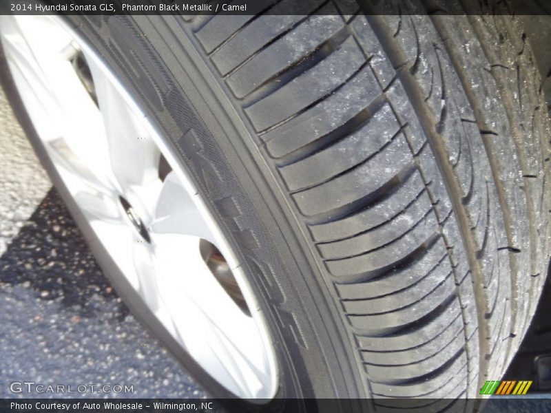 Phantom Black Metallic / Camel 2014 Hyundai Sonata GLS