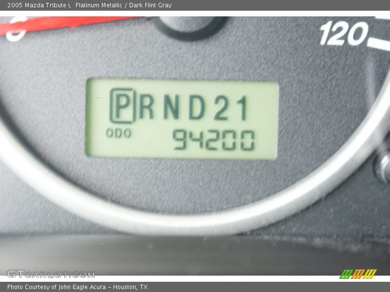 Platinum Metallic / Dark Flint Gray 2005 Mazda Tribute i