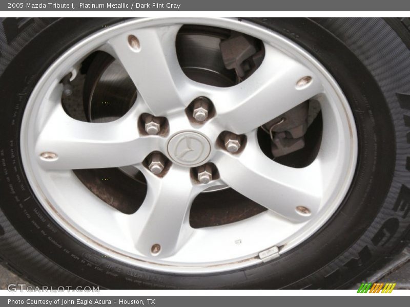 Platinum Metallic / Dark Flint Gray 2005 Mazda Tribute i