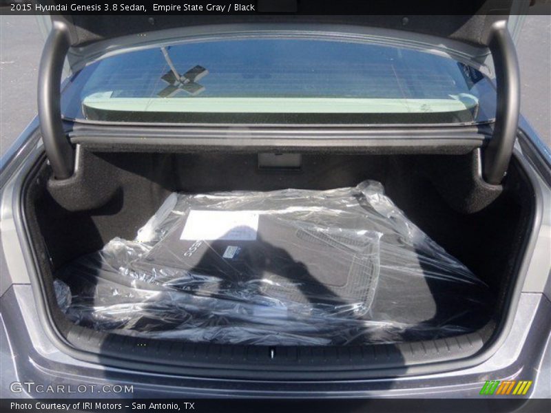 Empire State Gray / Black 2015 Hyundai Genesis 3.8 Sedan