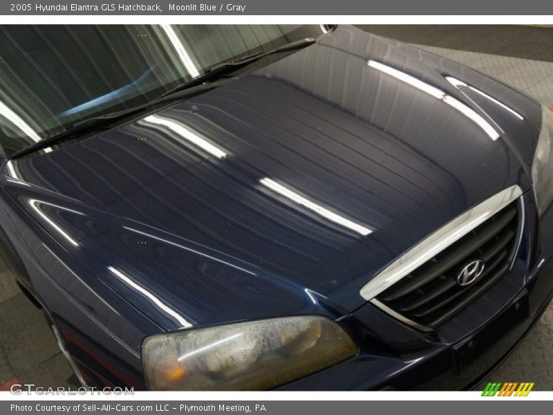 Moonlit Blue / Gray 2005 Hyundai Elantra GLS Hatchback