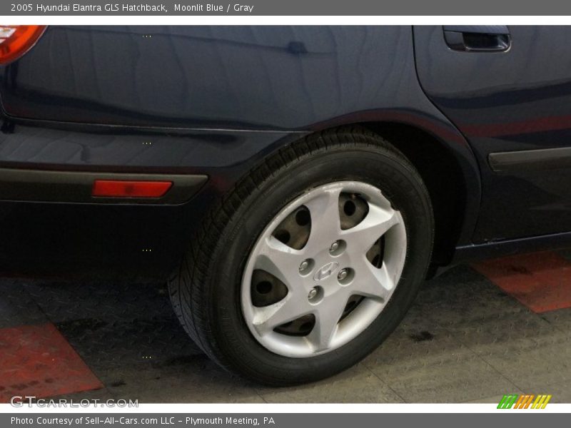 Moonlit Blue / Gray 2005 Hyundai Elantra GLS Hatchback