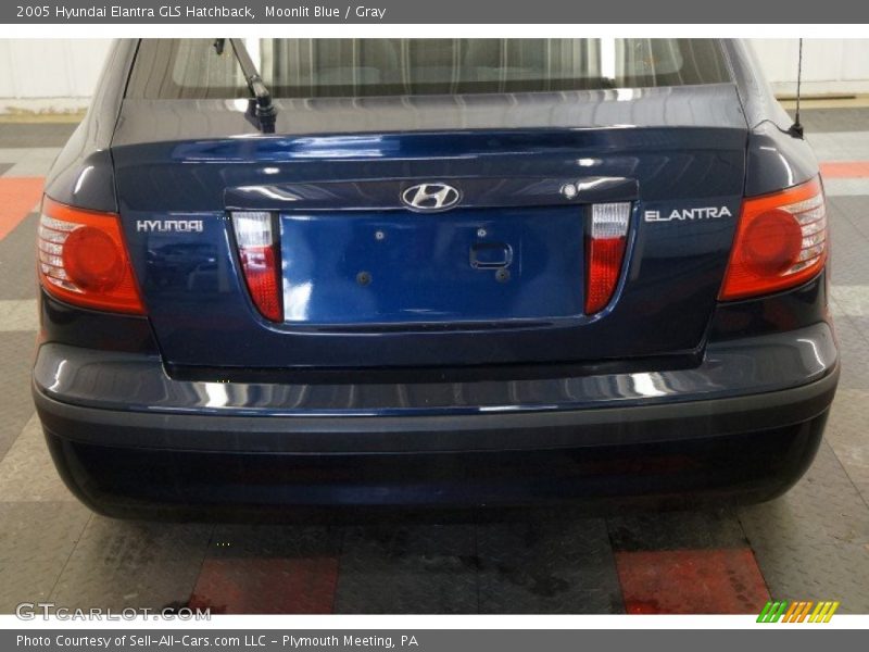 Moonlit Blue / Gray 2005 Hyundai Elantra GLS Hatchback