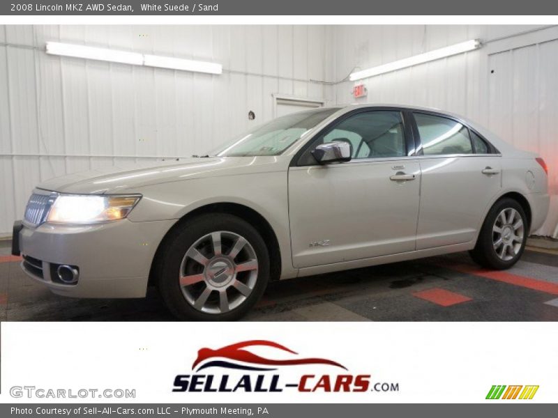 White Suede / Sand 2008 Lincoln MKZ AWD Sedan