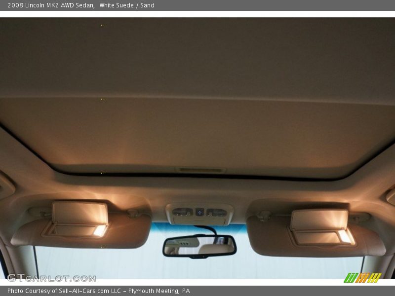 White Suede / Sand 2008 Lincoln MKZ AWD Sedan