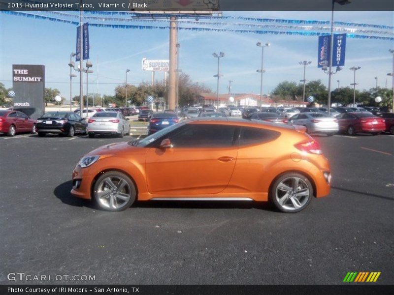 Vitamin C / Black 2015 Hyundai Veloster Turbo