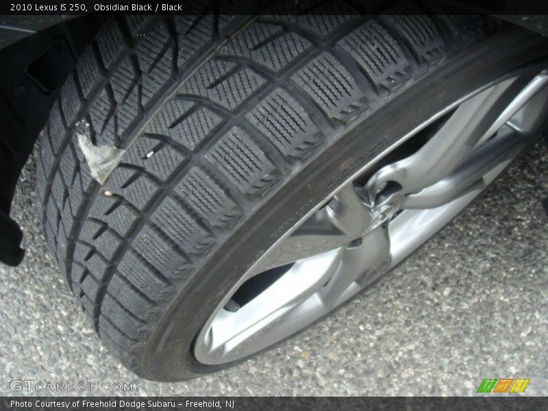 Obsidian Black / Black 2010 Lexus IS 250
