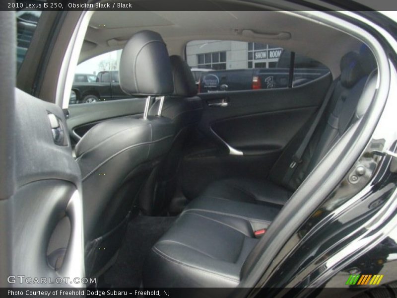 Obsidian Black / Black 2010 Lexus IS 250