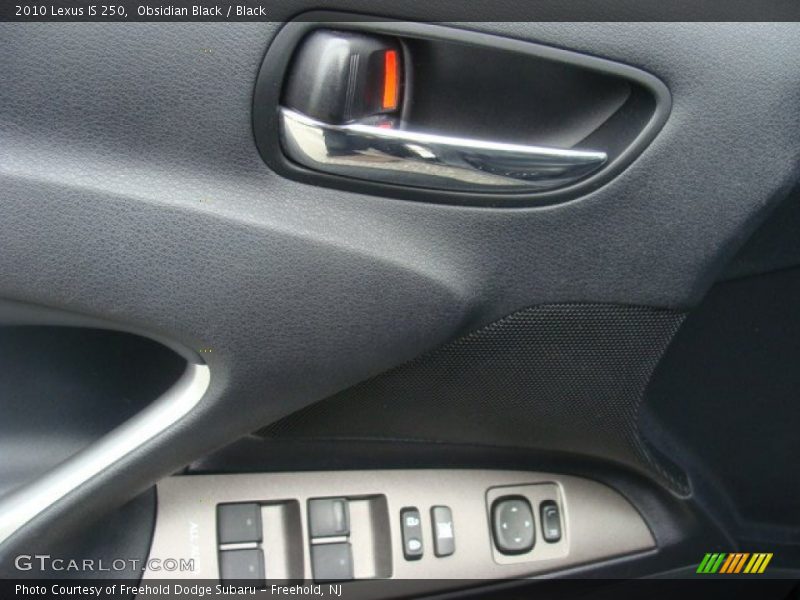 Obsidian Black / Black 2010 Lexus IS 250