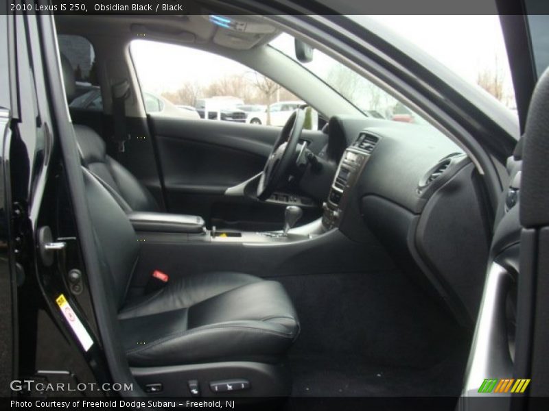 Obsidian Black / Black 2010 Lexus IS 250