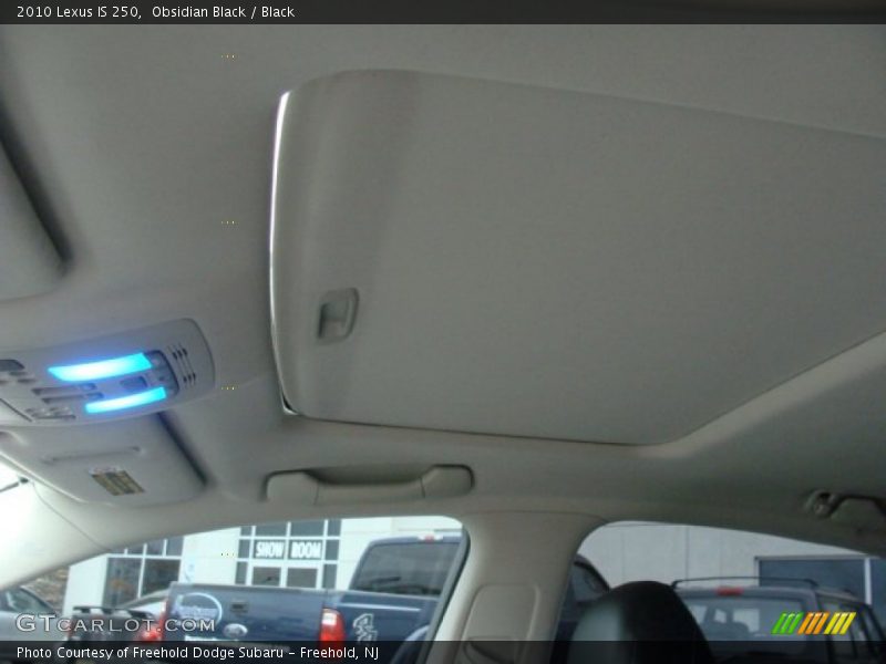 Obsidian Black / Black 2010 Lexus IS 250