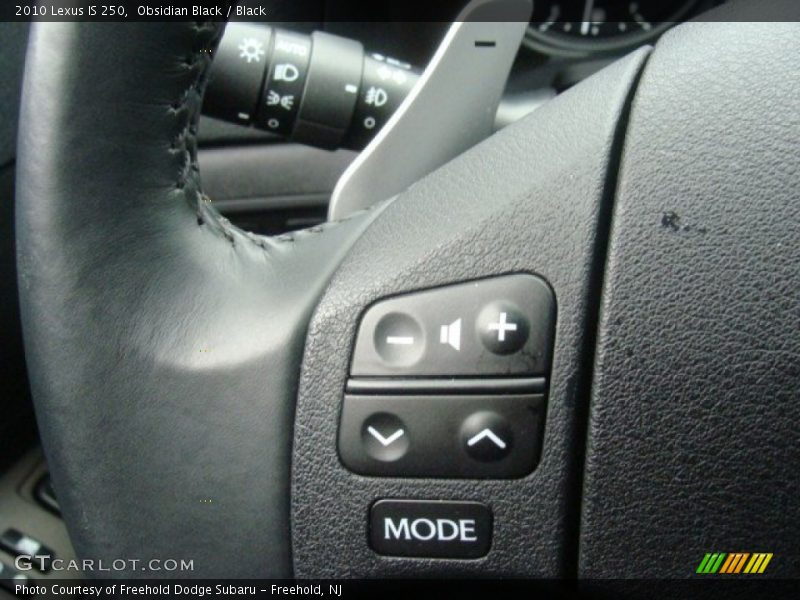 Obsidian Black / Black 2010 Lexus IS 250