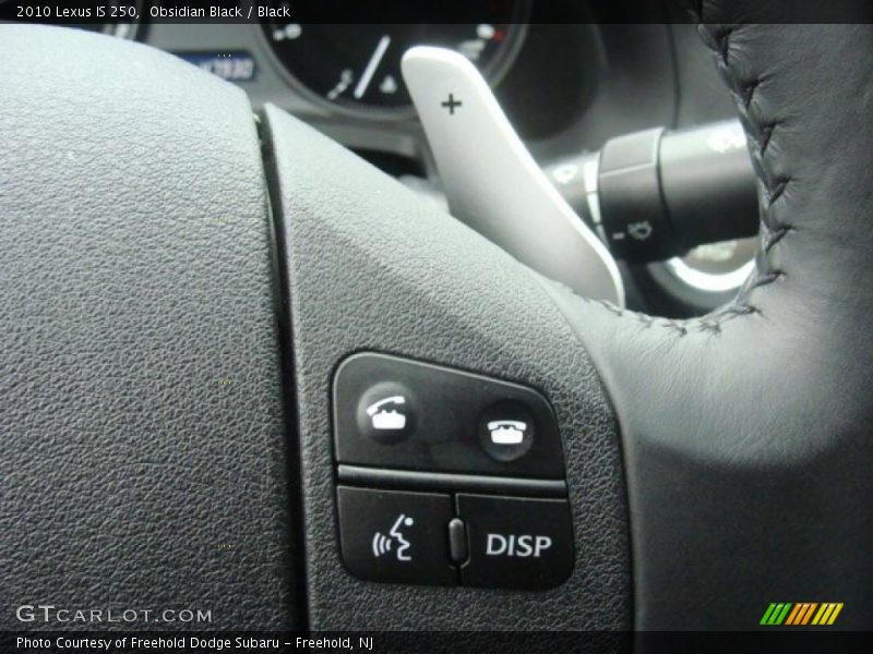Obsidian Black / Black 2010 Lexus IS 250
