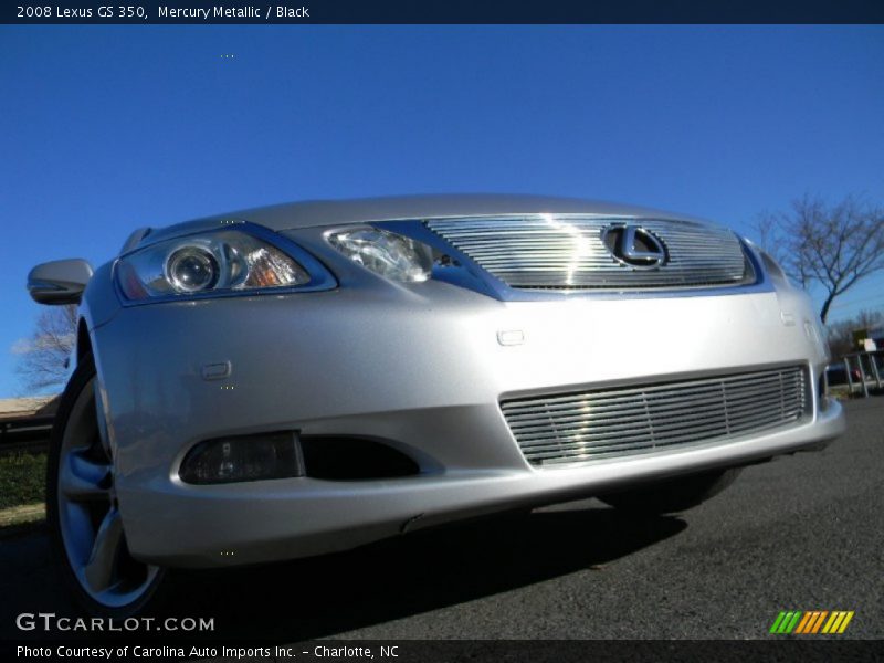 Mercury Metallic / Black 2008 Lexus GS 350