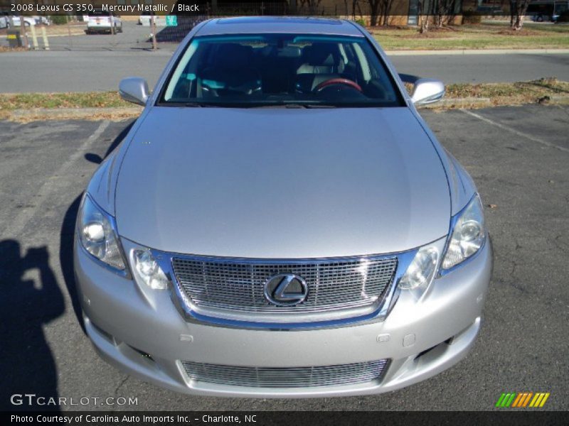 Mercury Metallic / Black 2008 Lexus GS 350