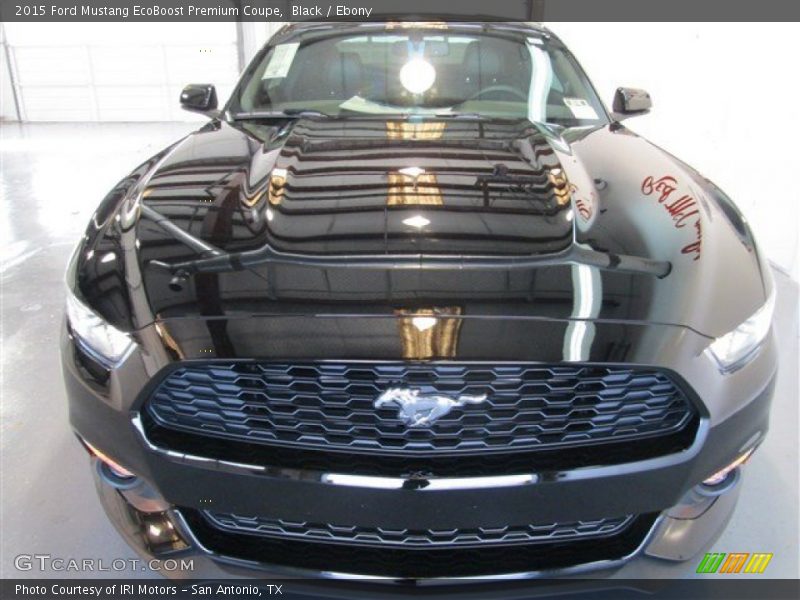 Black / Ebony 2015 Ford Mustang EcoBoost Premium Coupe