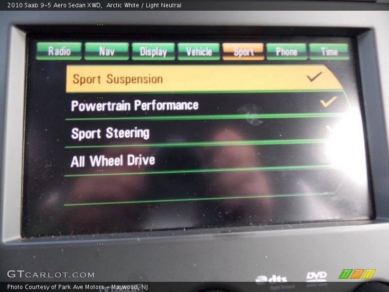 Arctic White / Light Neutral 2010 Saab 9-5 Aero Sedan XWD