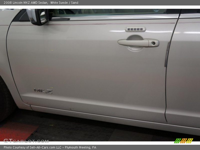 White Suede / Sand 2008 Lincoln MKZ AWD Sedan