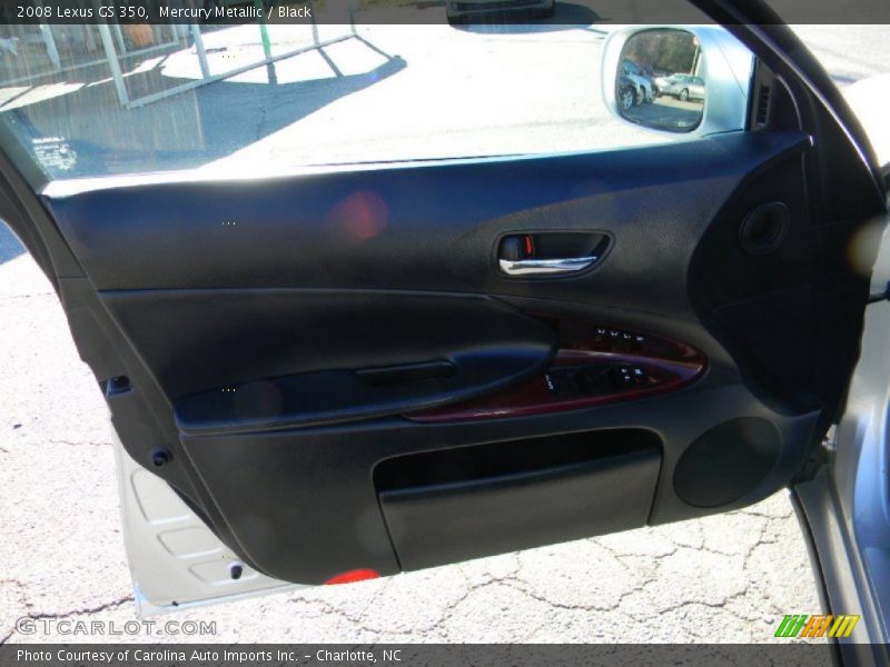 Mercury Metallic / Black 2008 Lexus GS 350