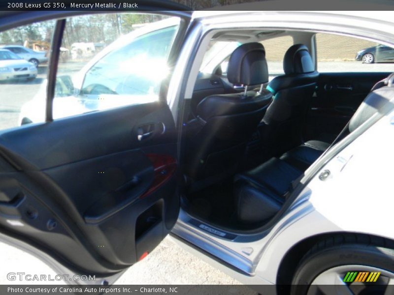 Mercury Metallic / Black 2008 Lexus GS 350