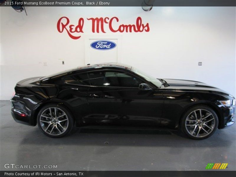Black / Ebony 2015 Ford Mustang EcoBoost Premium Coupe