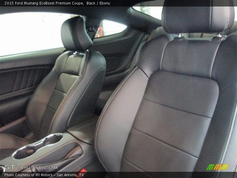 Black / Ebony 2015 Ford Mustang EcoBoost Premium Coupe