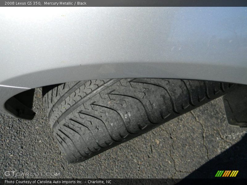Mercury Metallic / Black 2008 Lexus GS 350