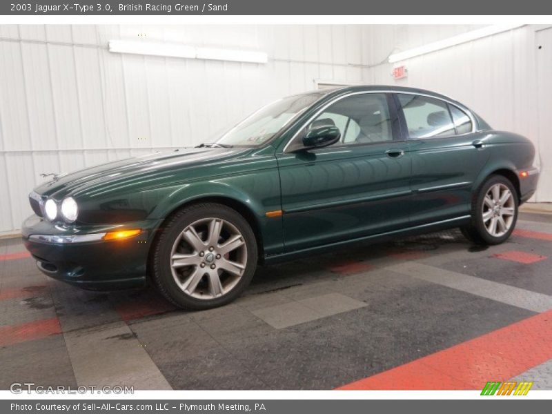 British Racing Green / Sand 2003 Jaguar X-Type 3.0