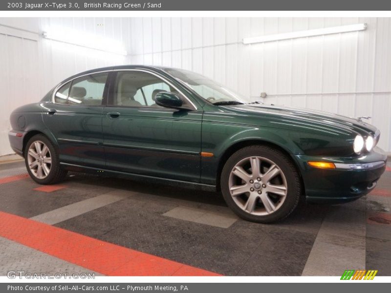 British Racing Green / Sand 2003 Jaguar X-Type 3.0