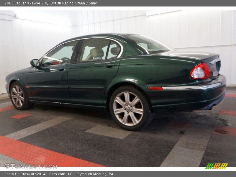 British Racing Green / Sand 2003 Jaguar X-Type 3.0