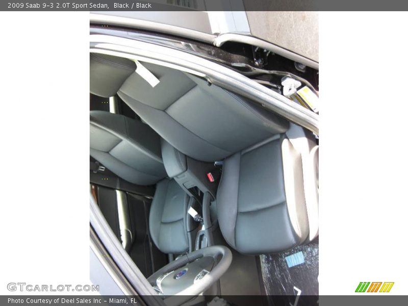 Black / Black 2009 Saab 9-3 2.0T Sport Sedan