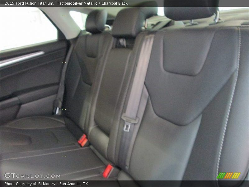 Tectonic Silver Metallic / Charcoal Black 2015 Ford Fusion Titanium