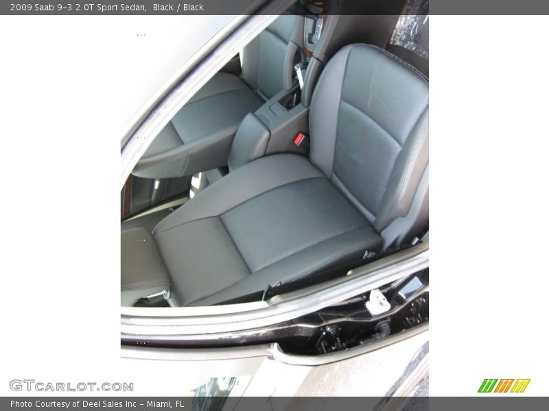 Black / Black 2009 Saab 9-3 2.0T Sport Sedan