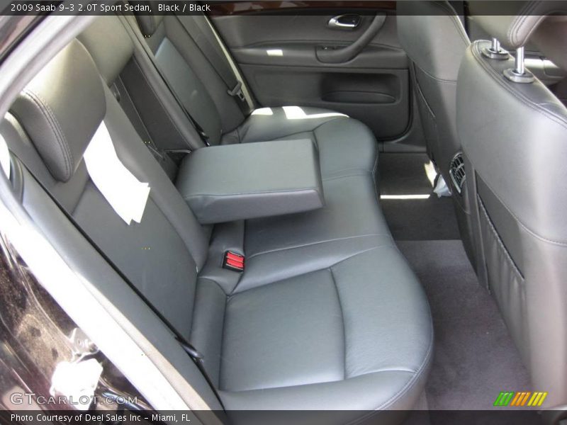 Black / Black 2009 Saab 9-3 2.0T Sport Sedan
