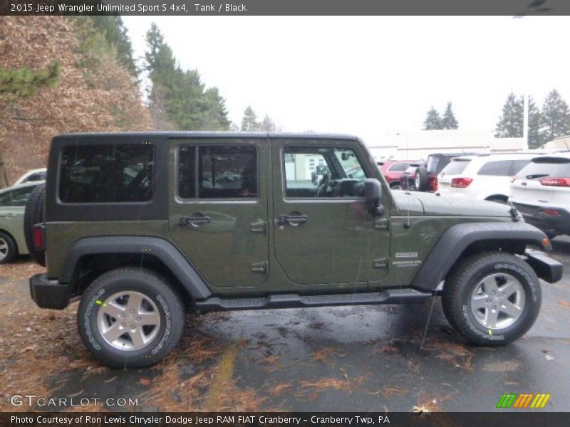 Tank / Black 2015 Jeep Wrangler Unlimited Sport S 4x4