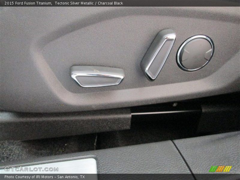Tectonic Silver Metallic / Charcoal Black 2015 Ford Fusion Titanium
