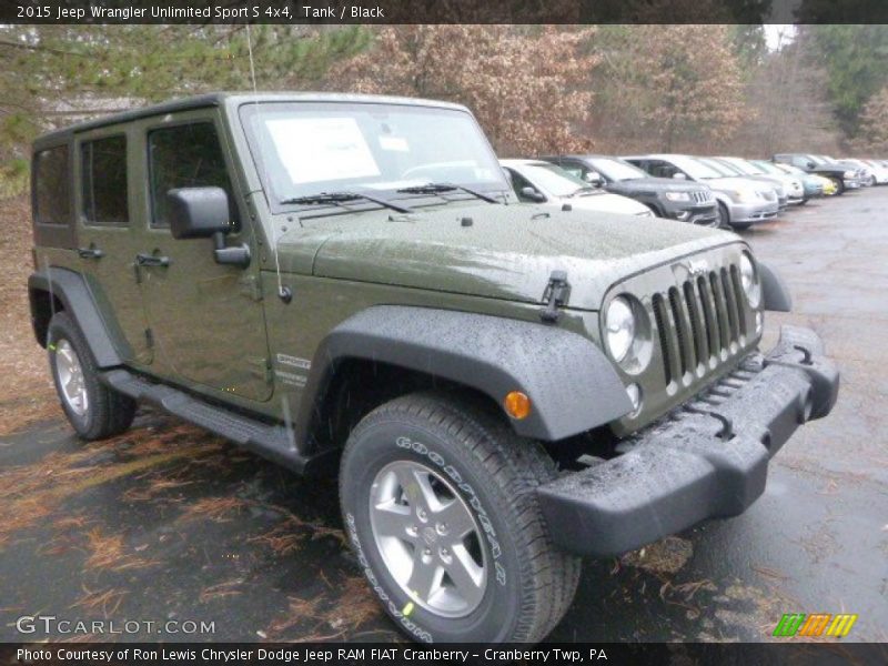 Front 3/4 View of 2015 Wrangler Unlimited Sport S 4x4