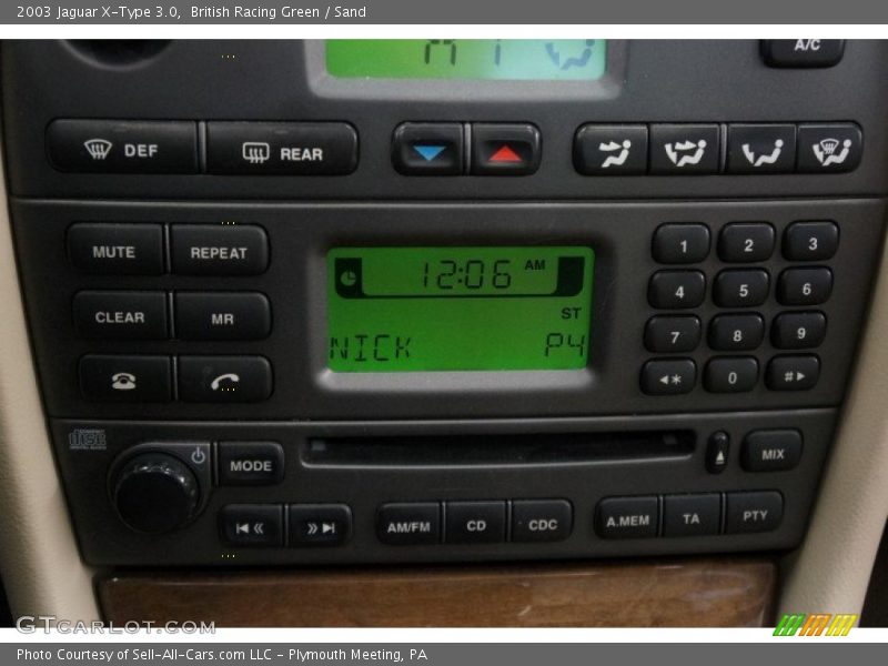 British Racing Green / Sand 2003 Jaguar X-Type 3.0