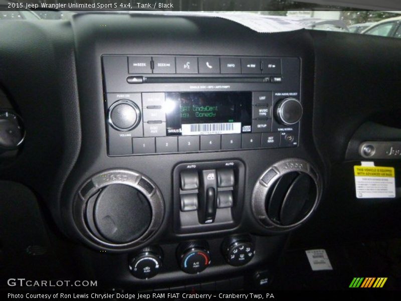 Tank / Black 2015 Jeep Wrangler Unlimited Sport S 4x4
