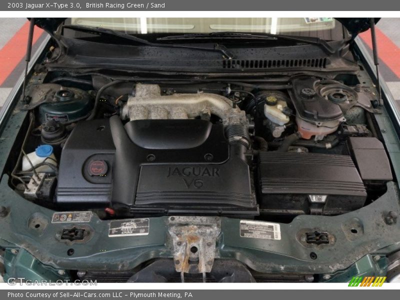 British Racing Green / Sand 2003 Jaguar X-Type 3.0