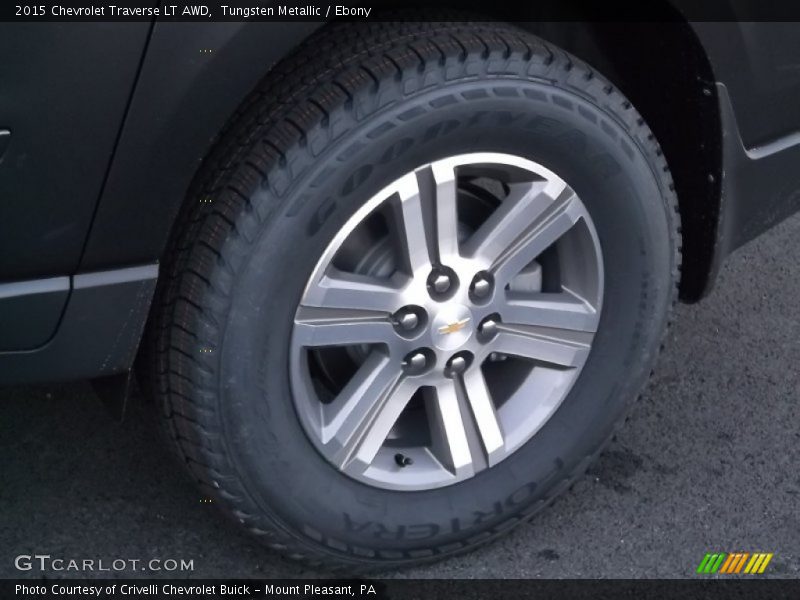 Tungsten Metallic / Ebony 2015 Chevrolet Traverse LT AWD