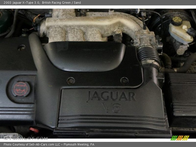 British Racing Green / Sand 2003 Jaguar X-Type 3.0