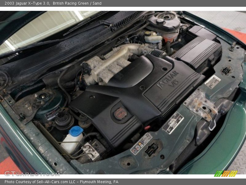 British Racing Green / Sand 2003 Jaguar X-Type 3.0