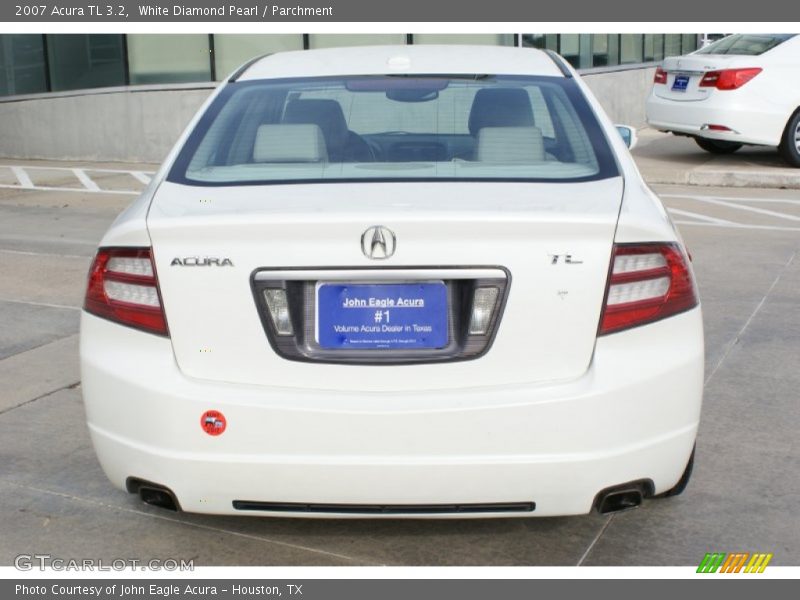 White Diamond Pearl / Parchment 2007 Acura TL 3.2