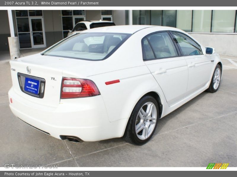 White Diamond Pearl / Parchment 2007 Acura TL 3.2