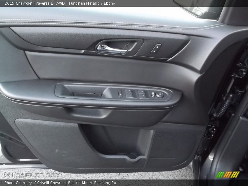 Tungsten Metallic / Ebony 2015 Chevrolet Traverse LT AWD