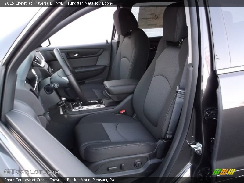 Tungsten Metallic / Ebony 2015 Chevrolet Traverse LT AWD